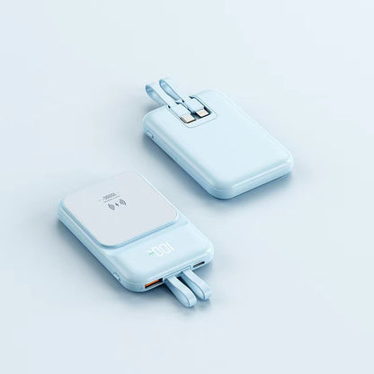 Multifunktionale Kabellose Powerbank mit Integriertem Ständer Brehn