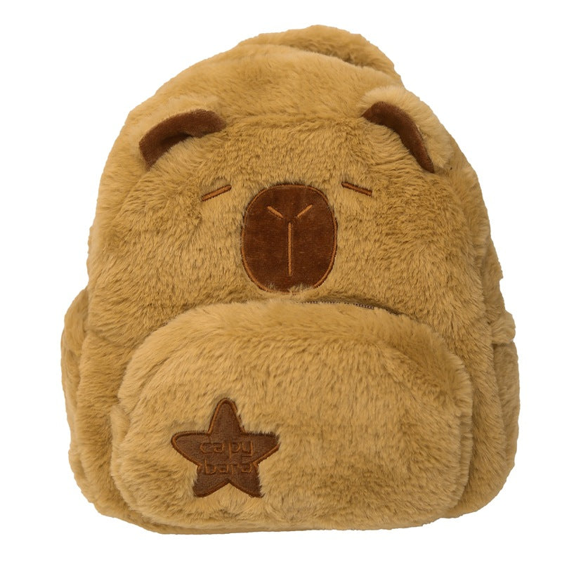 Plüsch Capybara Charakter Rucksack Brehn