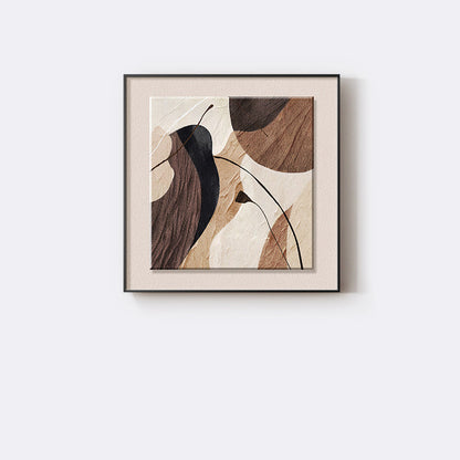 Abstrakte textile Wandkunst