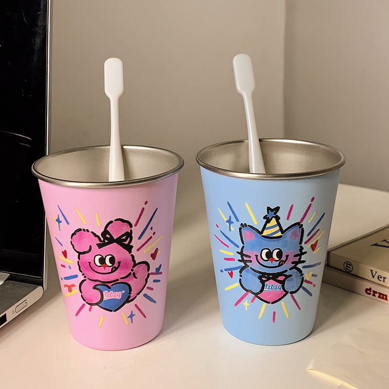 Isolierbecher mit Fröhlichem Bärenmotiv Brehn