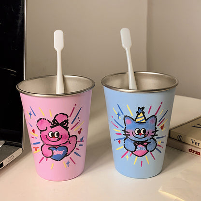 Isolierbecher mit Fröhlichem Bärenmotiv Brehn
