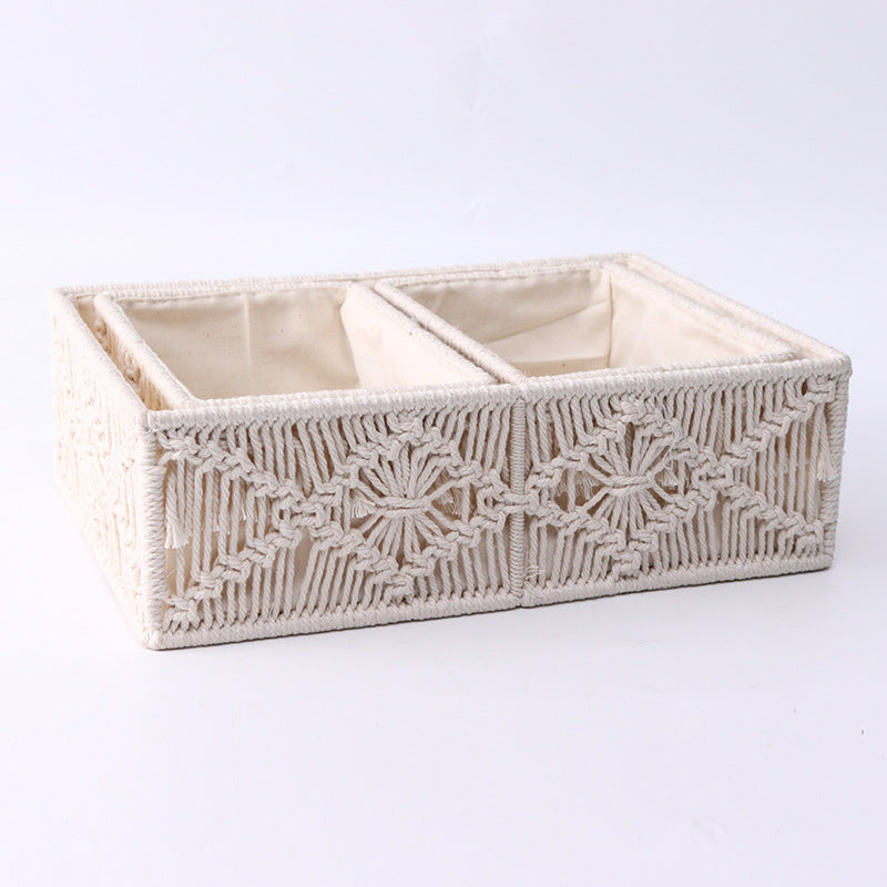 Artisan Makramee Aufbewahrungskörbe