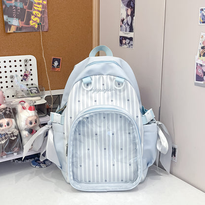 Transparenter Fenster-Multi-Compartment-Rucksack Brehn