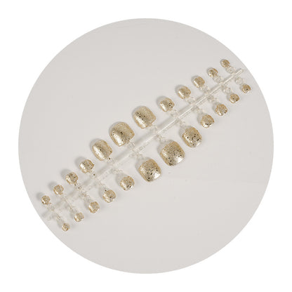 Glitzerndes Press-On Nagelkunst-Set Brehn
