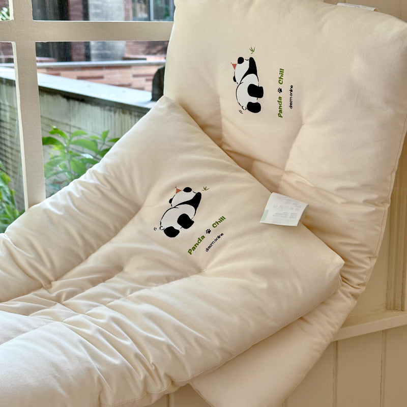 Damen Ergonomisches Kopfkissen mit verspieltem Panda-Motiv Brehn
