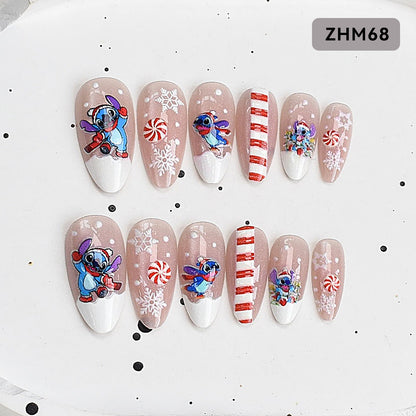 Vielseitiges Press-On Nagelset Brehn