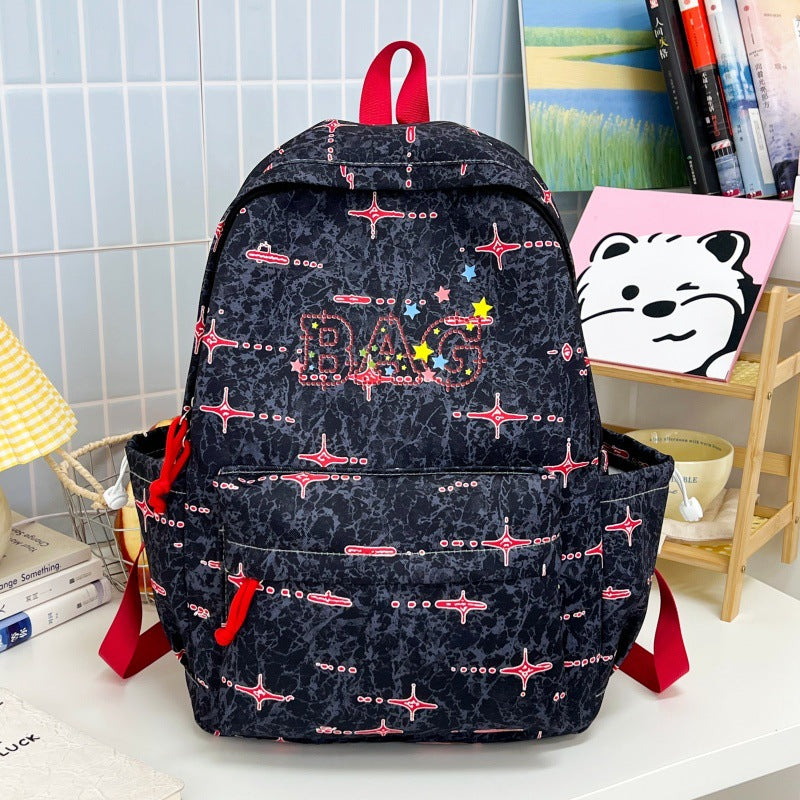 Mädchen' Verspielt Grafikdruck Schultasche