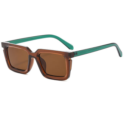 Herren Bold Retro Quadratische Sonnenbrille Brehn