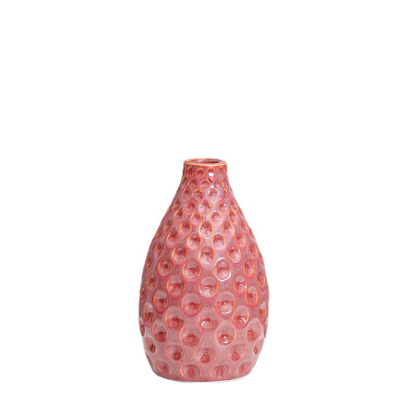Texturierte Keramische Dekorative Vase Brehn