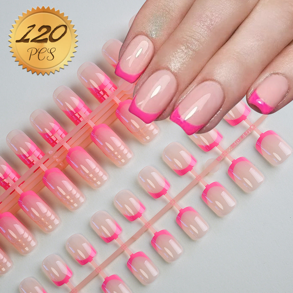 Dekoratives French Tip Press-On Nagelset Brehn