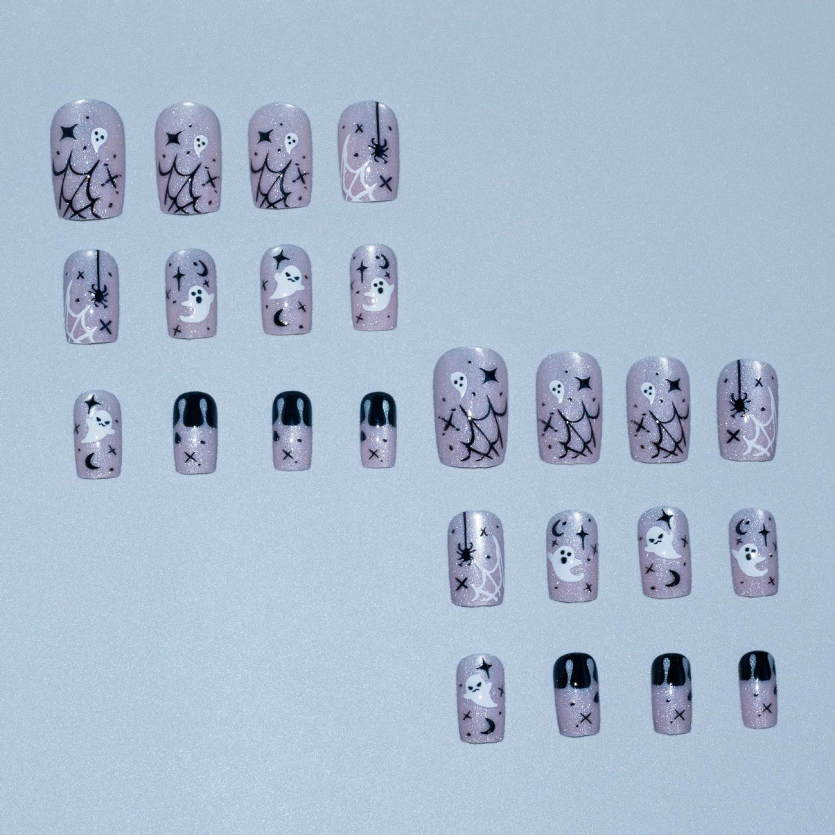 Halloween-ThemenNagelkunstset  1790958263