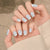 Elegantes French Tip Press-On Nagel Set Brehn