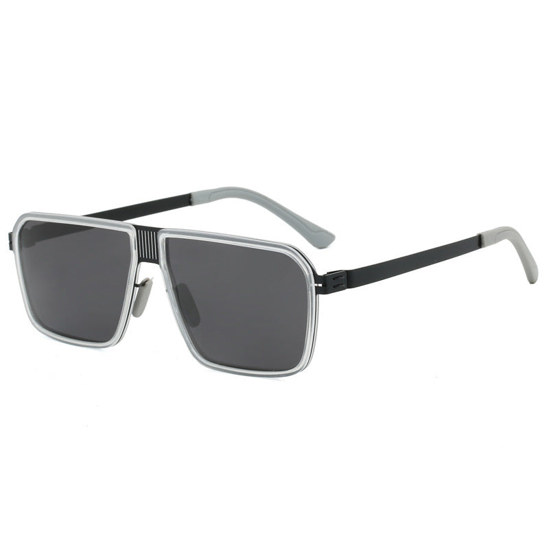 Damen modische Sonnenbrille im modernen, eckigen Design Brehn