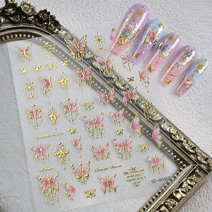 Kreatives Nagelkunst Sticker-Set