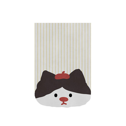 Cute Cartoon Cat Chef Cotton Kitchen Tea Towel