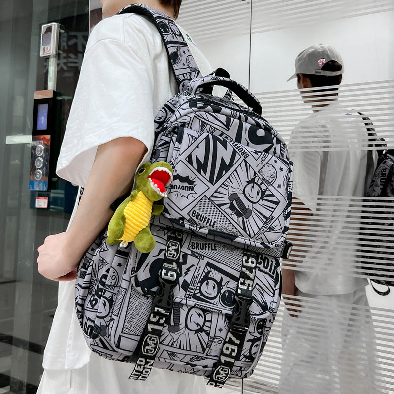 Urban Graphic Print Rucksack Brehn