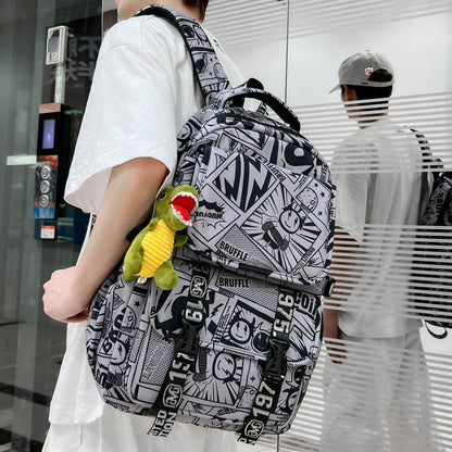 Urban Graphic Print Rucksack Brehn
