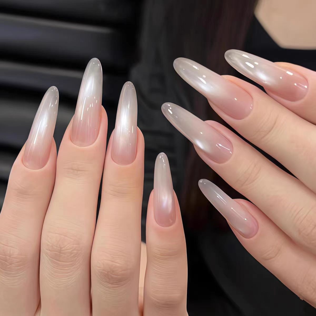 Künstliche Nagelspitzen mit Elegantem Ombre-Effekt Brehn