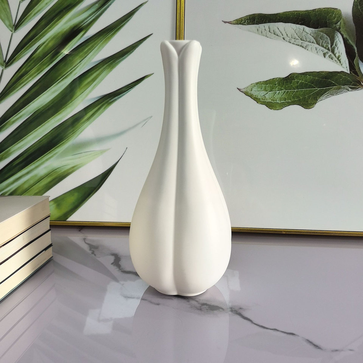 Moderne tulpenförmige dekorative Vase Brehn