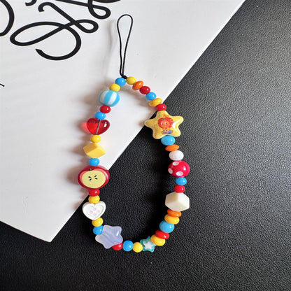 Funky Perlen Charm Lanyard Brehn