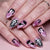 Künstlerische Halloween-Themen Press-On Nagelkunst Brehn