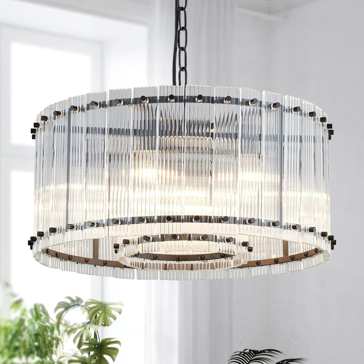 Moderne Artisan Kristall Pendelleuchte
