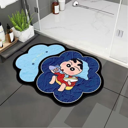 Cartoon-Thema Plush-Badmatte