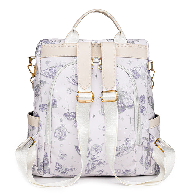 Stylische Schmetterlingsdruck Rucksack Brehn