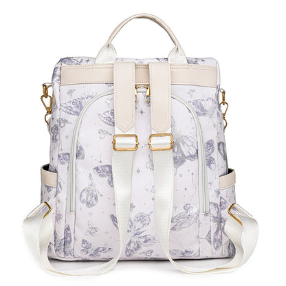 Stylische Schmetterlingsdruck Rucksack Brehn