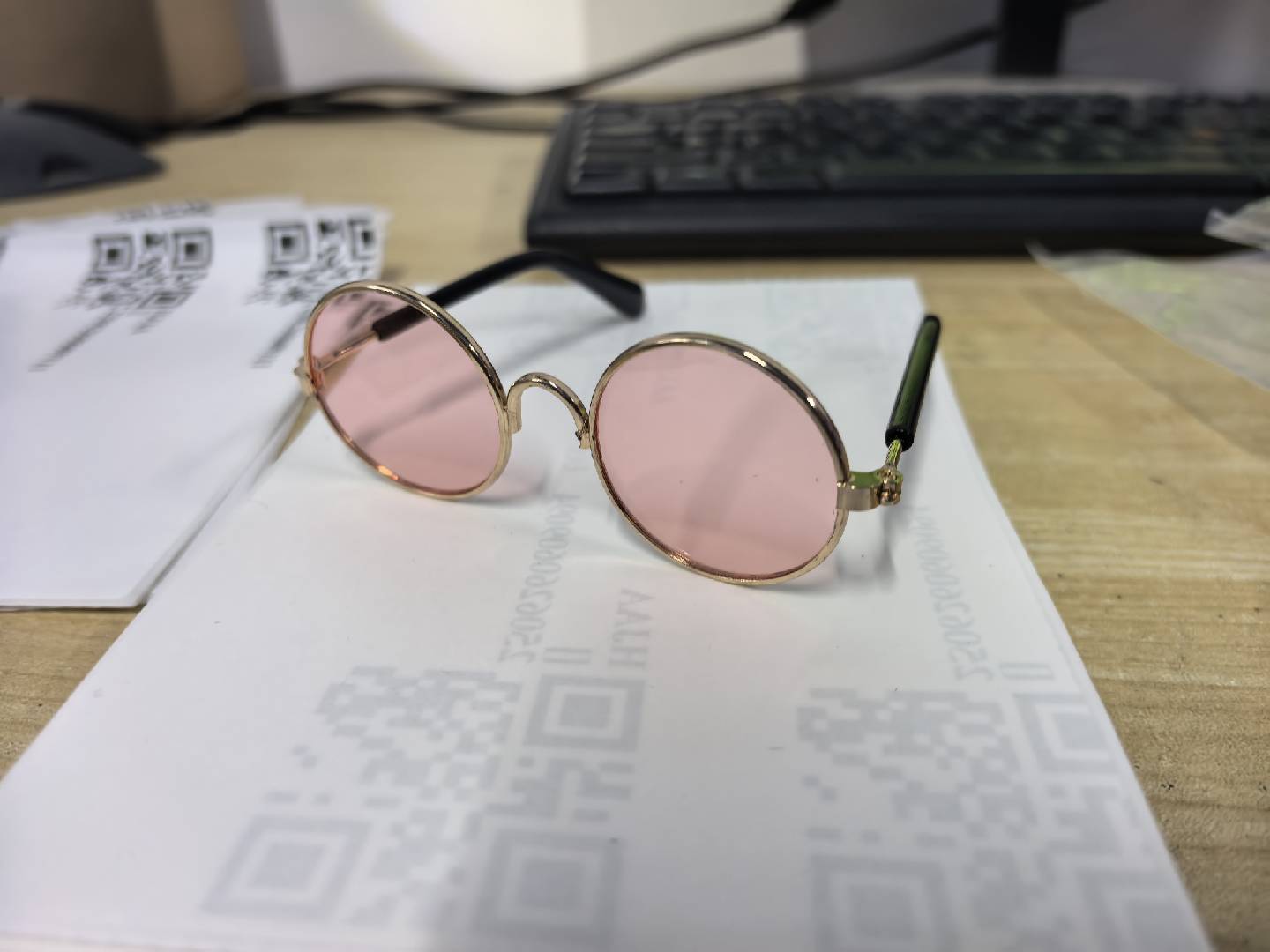 Damen modische runde Brille Brehn