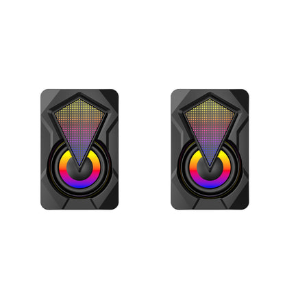Bluetooth-Desktop-Lautsprecher mit dynamischen RGB-Beleuchtungseffekten Brehn