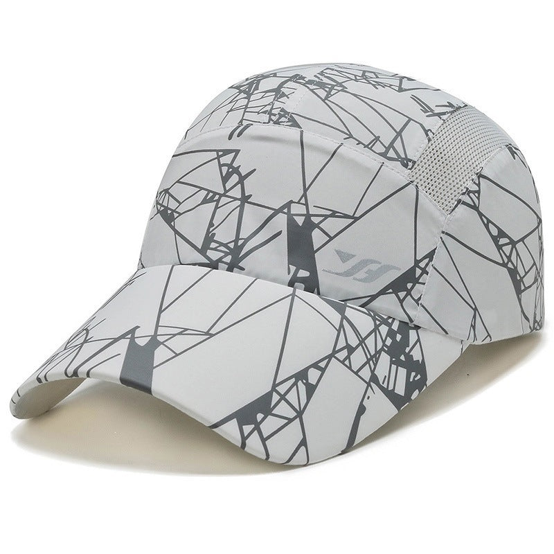 Damen Sportliche Laufmütze mit atemberaubendem Geometrie-Muster Brehn