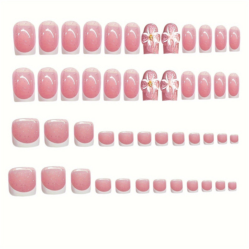 Elegantes Press-On Nagelkunst-Set Brehn
