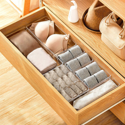 Transparente Kühlschrank-Türablage mit Riffelboden und Clipbefestigung