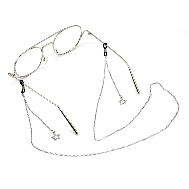 Elegante mit Sternen akzentuierte Brillenketten Brehn