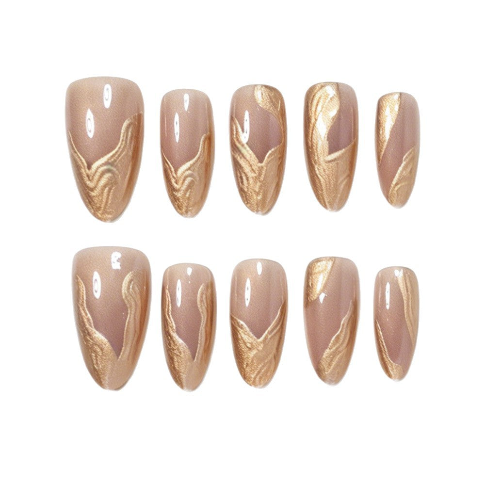 Premium Marmor Design Press-On Nagelset Brehn