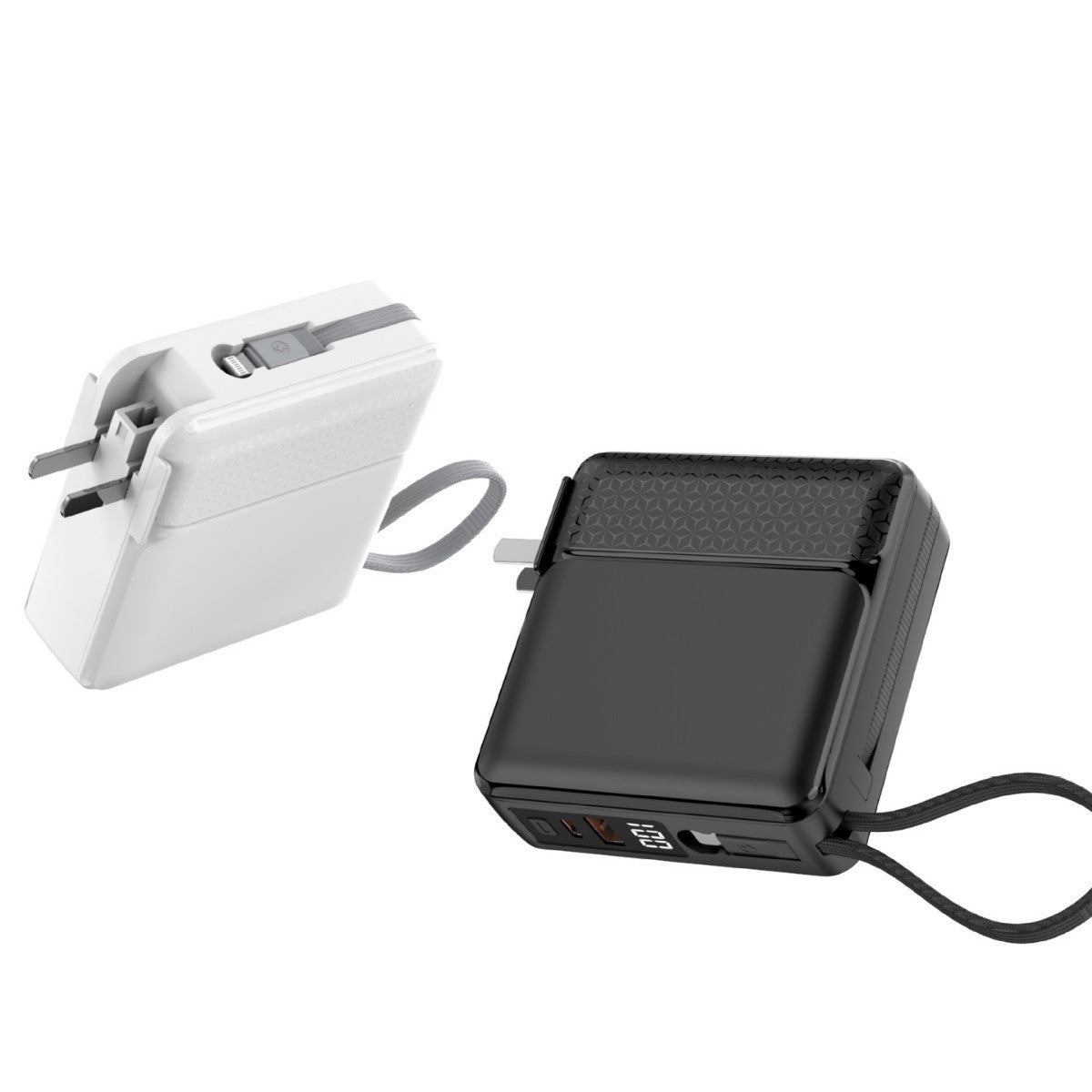 Kompakte Schnelllade-Powerbank mit Lcd-Anzeige und Integrierter Sicherheitstechnologie Brehn