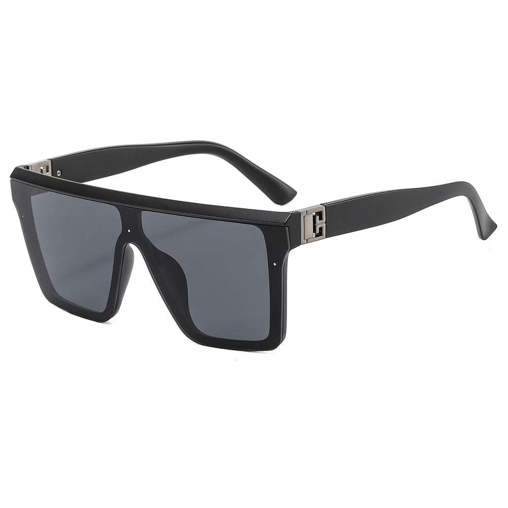 Damen oversized Sonnenbrille im trendigen Stil mit breiter Rahmenkonstruktion Brehn