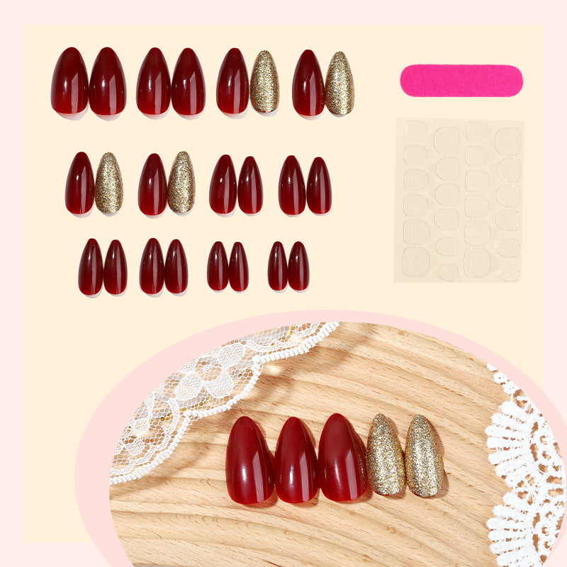 Glamouröse Stiletto Press-On Nagelset Brehn