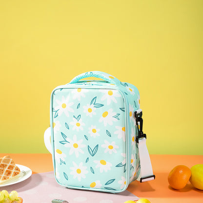 Isolierte Blumige Lunch Tasche