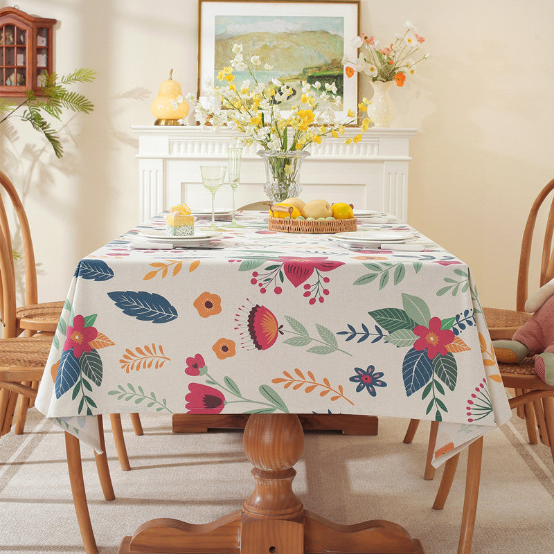 Blumenmuster Tischdecke