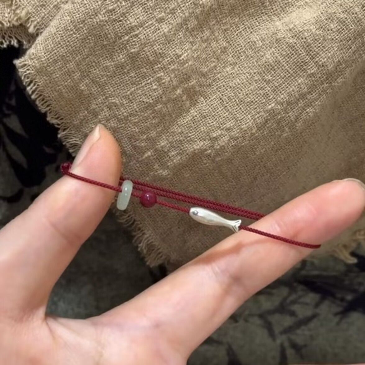 Minimalistischer Fisch-Anhänger-Armband Brehn