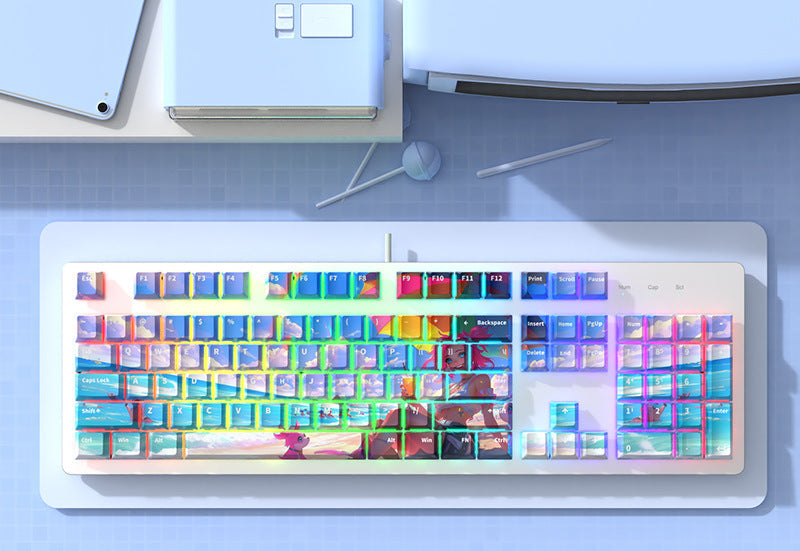 Künstlerisch Themed Mechanische Tastatur Brehn