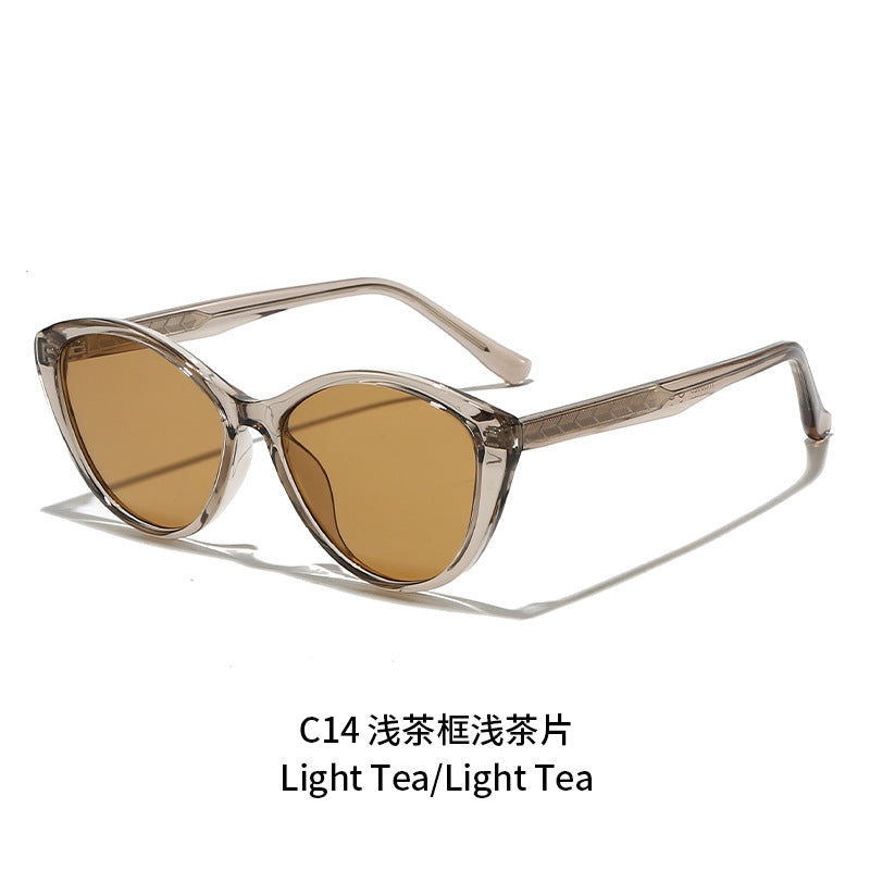 Damen trendige Sonnenbrille im modernen Cat-Eye-Stil Brehn