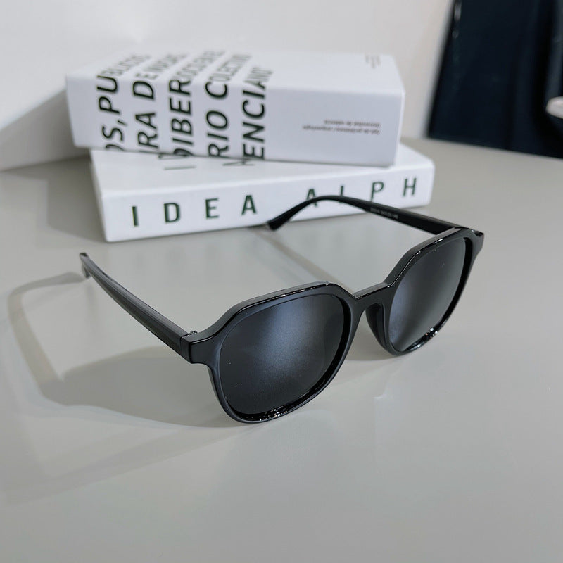 Modische Vintage-Sonnenbrille mit Breitem Rahmen Brehn