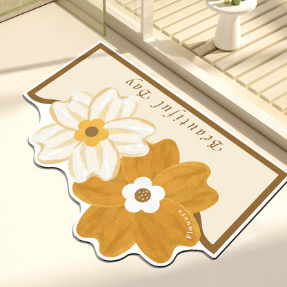 Künstlerische Blumendekorationsmatte