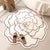 Blumeninspiriertes Badetuch
