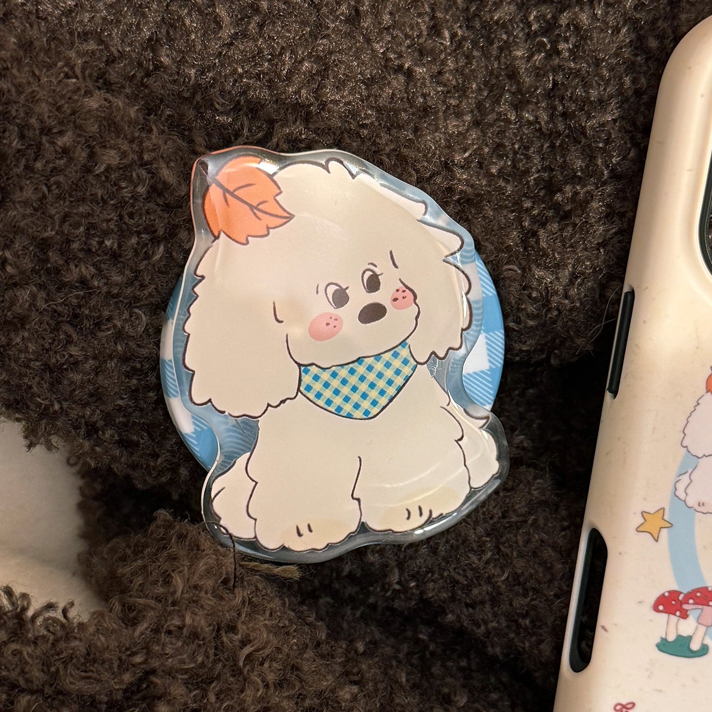 Niedlicher Hunde Smartphone Halter Brehn