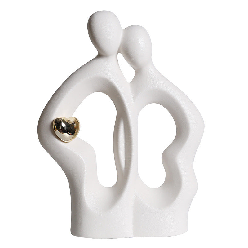 moderne und stilvolle Tischskulptur Brehn