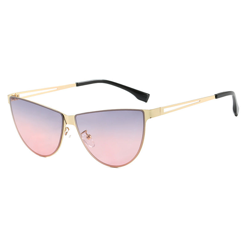 Damen Cat-Eye Sonnenbrille mit stilvollem Metallrahmen und schützendem UV-Filter Brehn